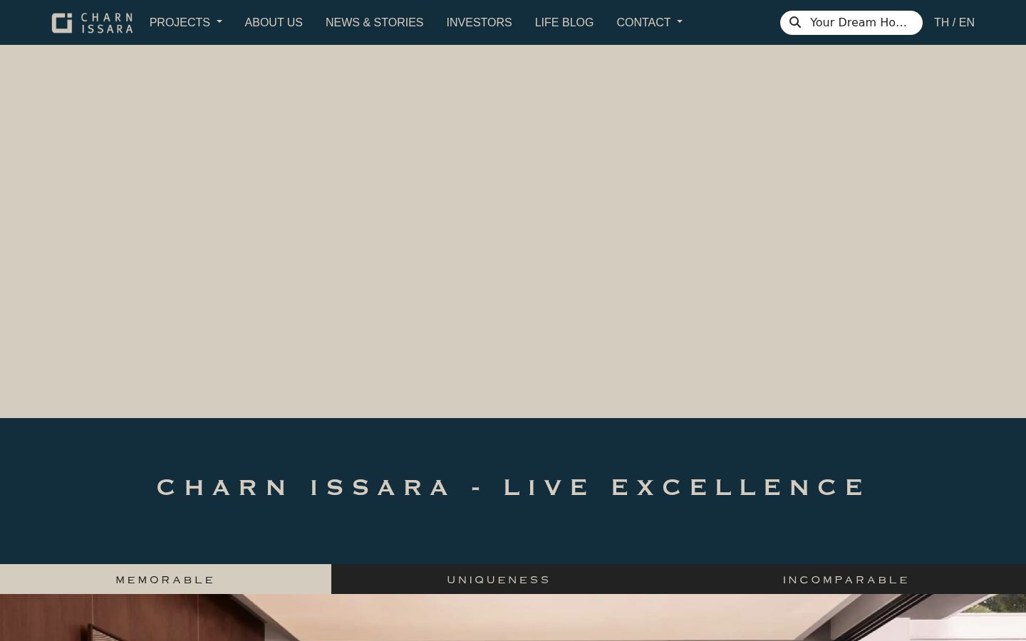 Charn Issara Development · HOMEPAGE_SCREENSHOT