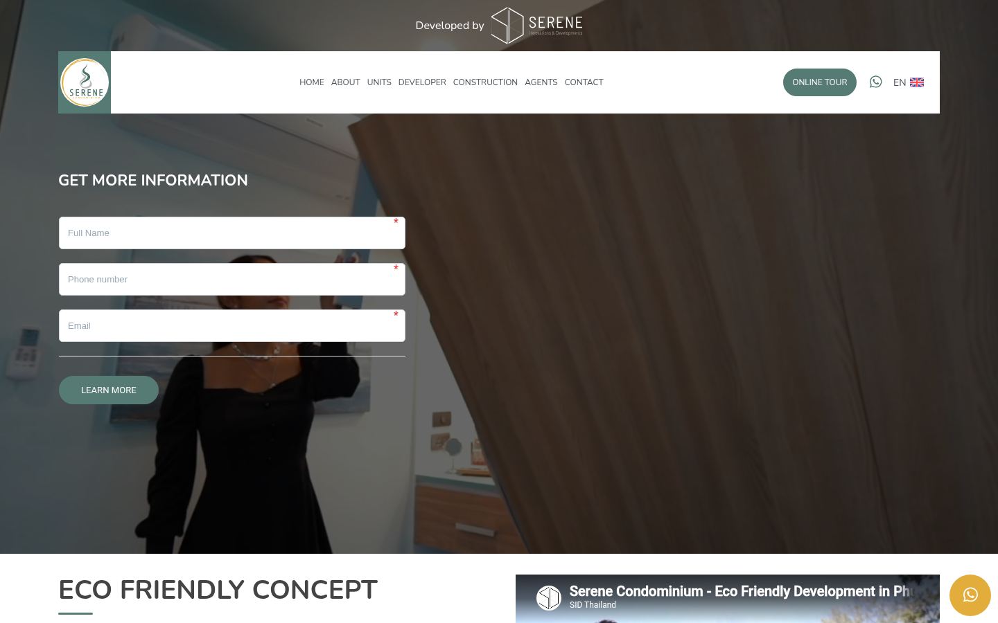 Serene Condominium Phuket · HOMEPAGE_SCREENSHOT