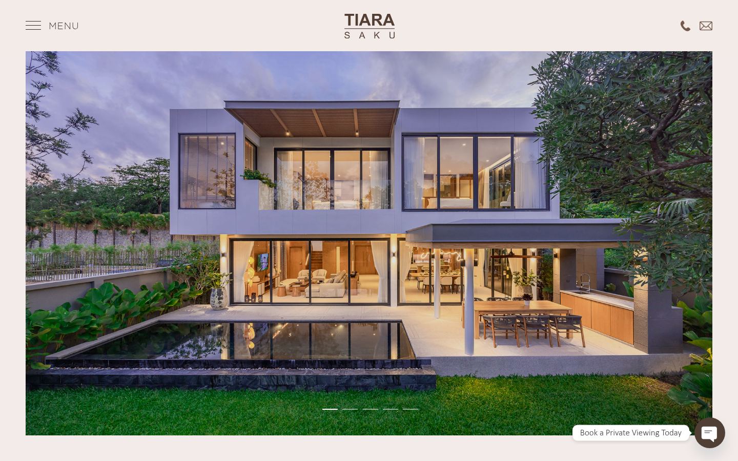 Tiara Saku · HOMEPAGE_SCREENSHOT
