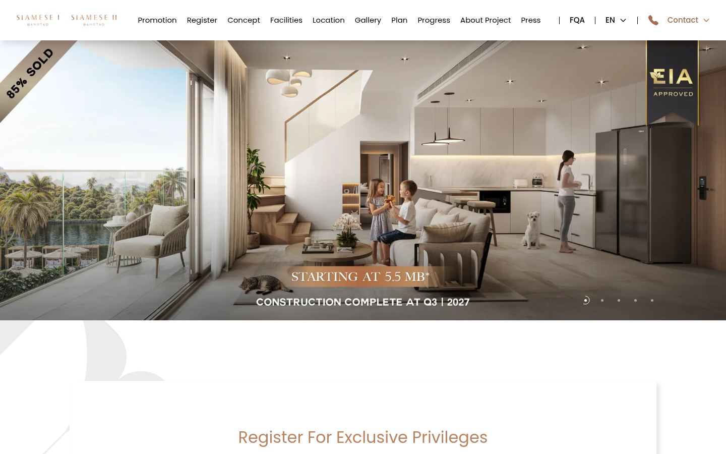 Siamese Bangtao · HOMEPAGE_SCREENSHOT
