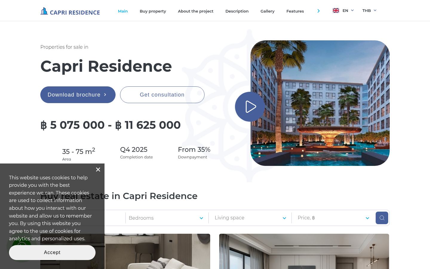 Capri Residence Bang Tao · HOMEPAGE_SCREENSHOT