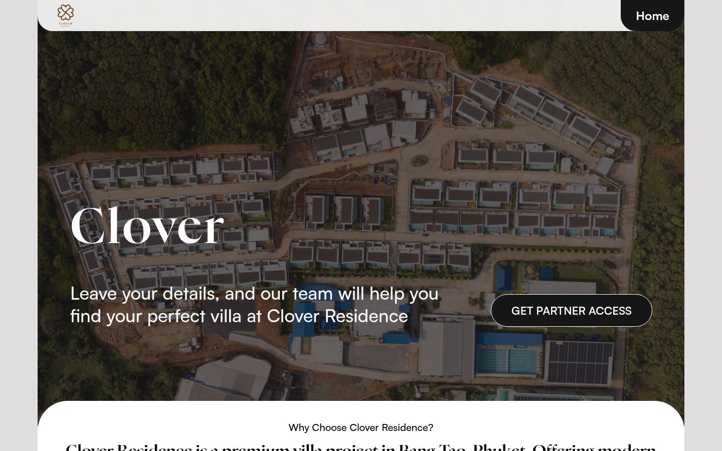 Clover Residence · HOMEPAGE_SCREENSHOT