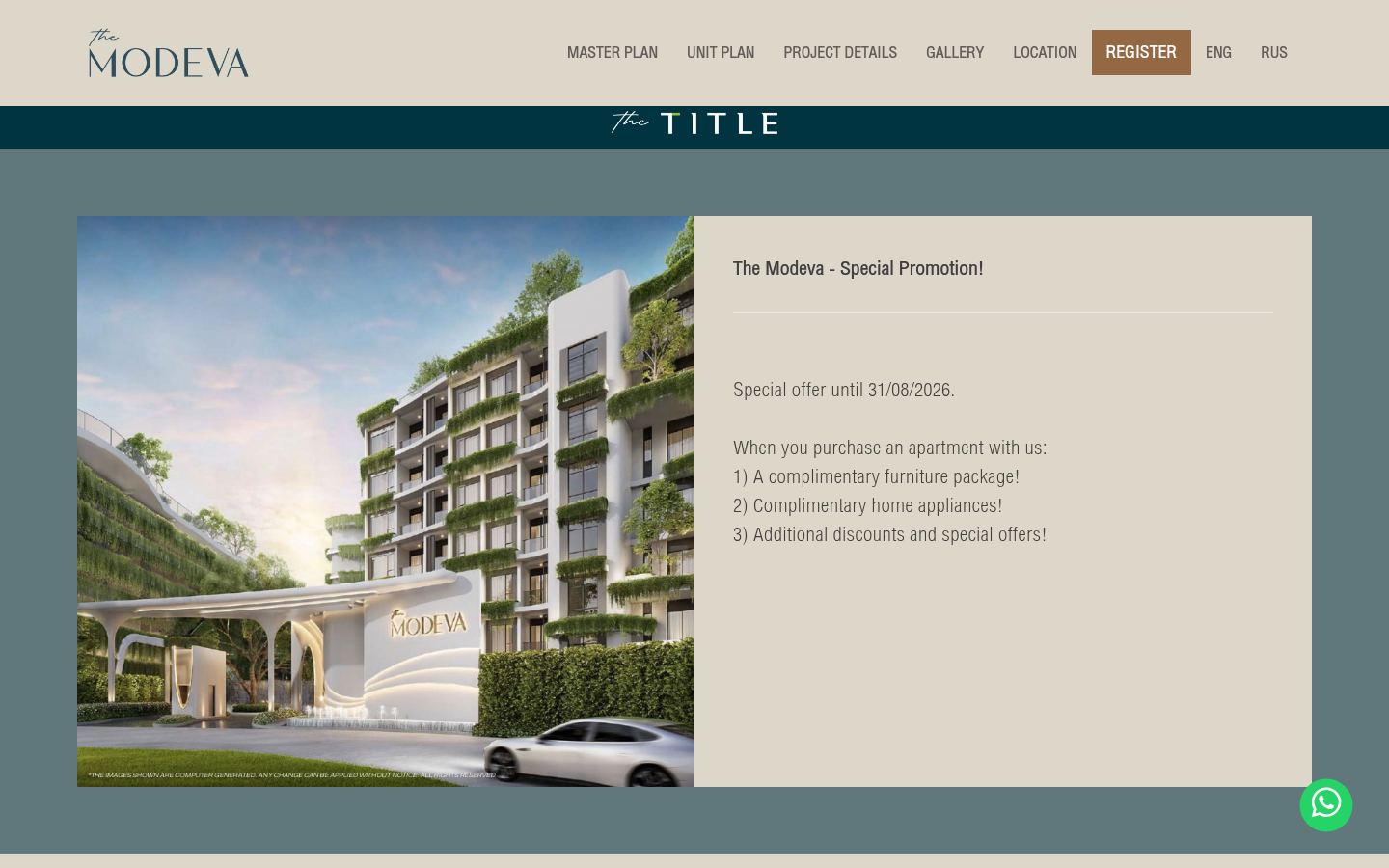 The Modeva · HOMEPAGE_SCREENSHOT
