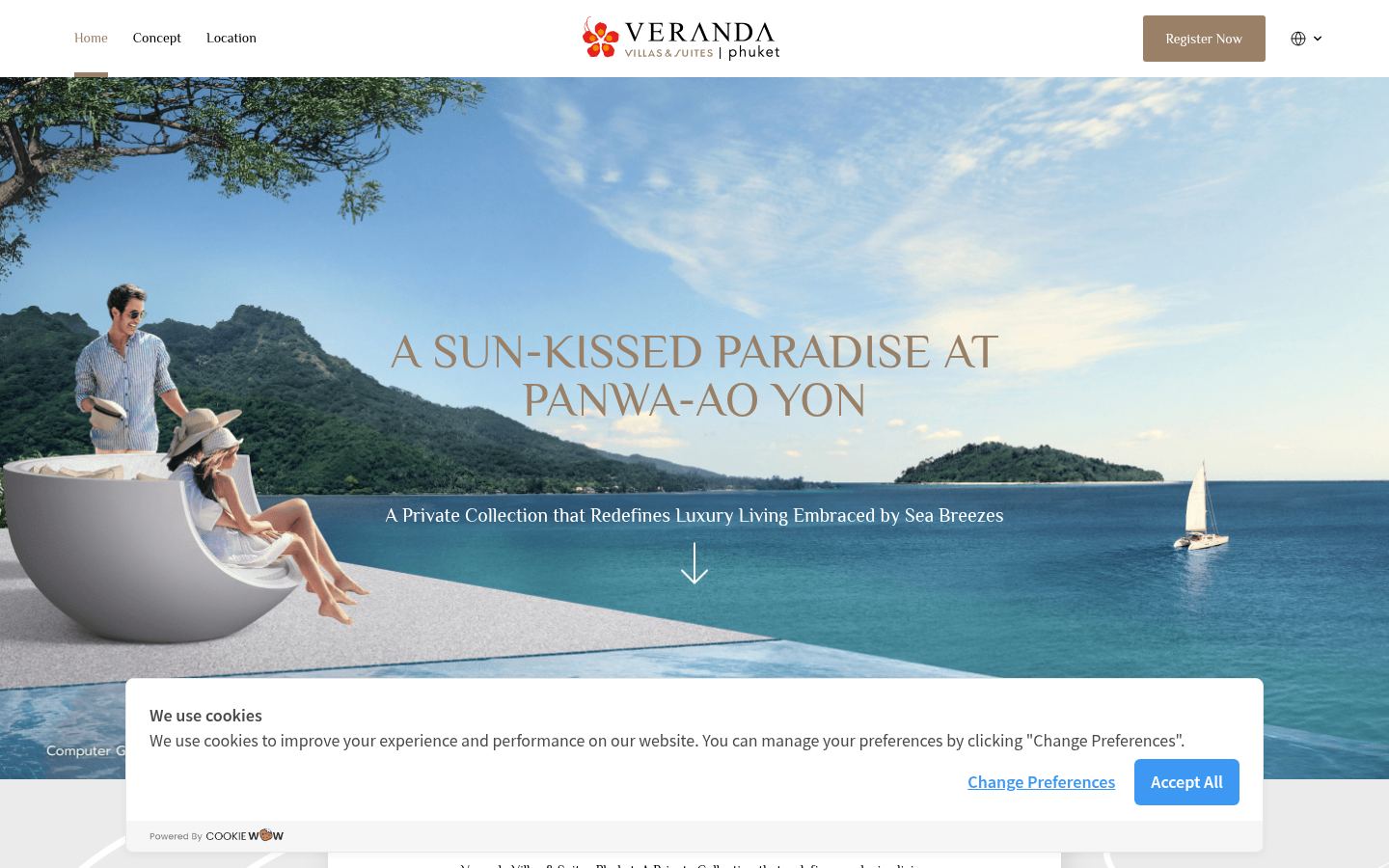 Veranda Villas & Suites Phuket · HOMEPAGE_SCREENSHOT