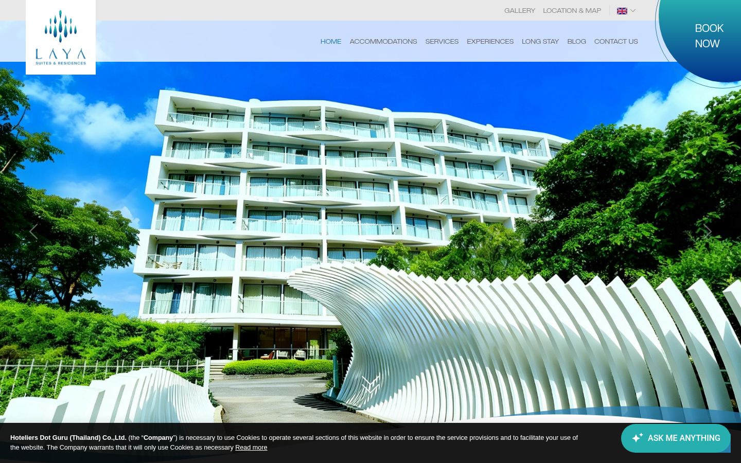Laya Suites & Residences · HOMEPAGE_SCREENSHOT
