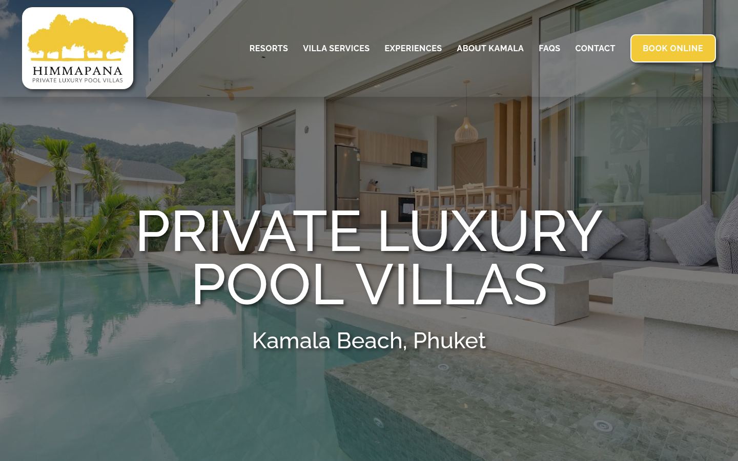 Himmapana Villas · HOMEPAGE_SCREENSHOT