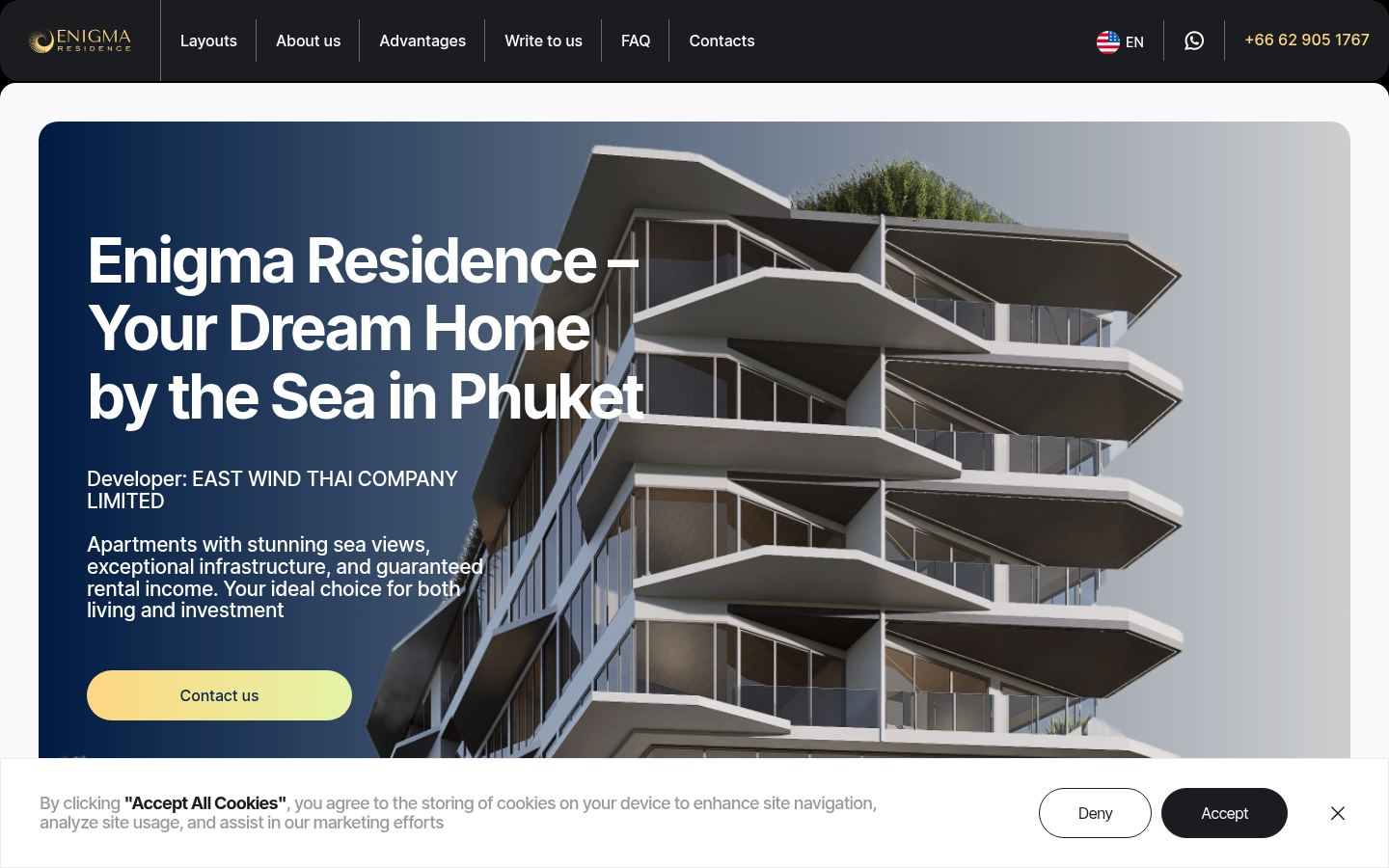 Enigma Residence · HOMEPAGE_SCREENSHOT