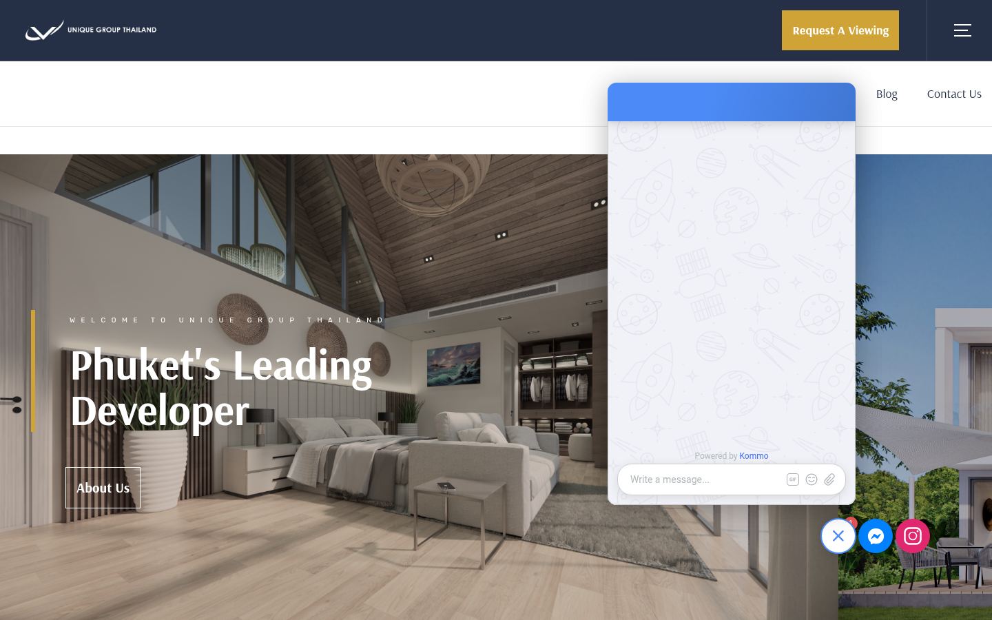 Unique Group Thailand · HOMEPAGE_SCREENSHOT