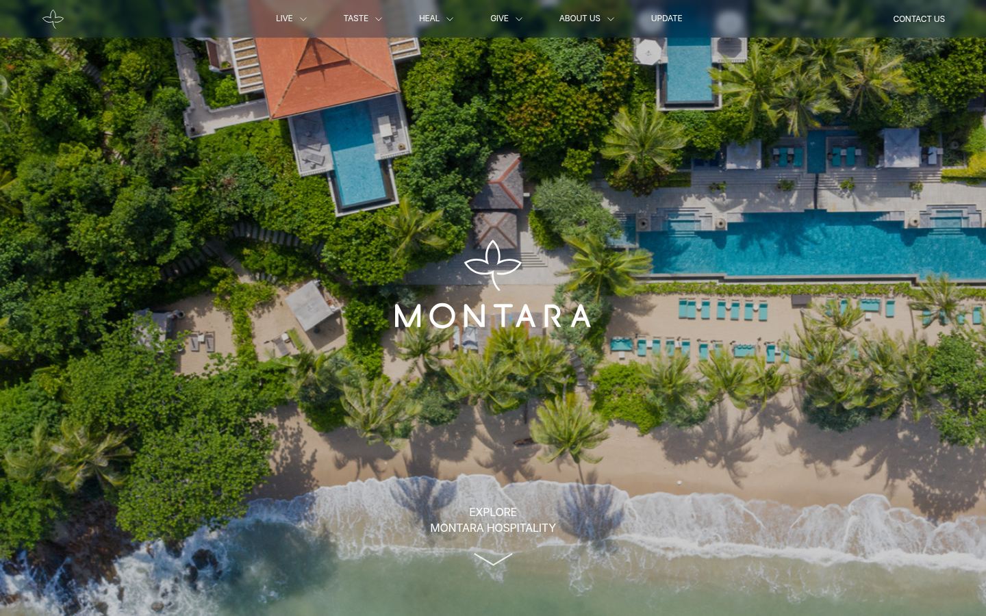Montara Hospitality · HOMEPAGE_SCREENSHOT