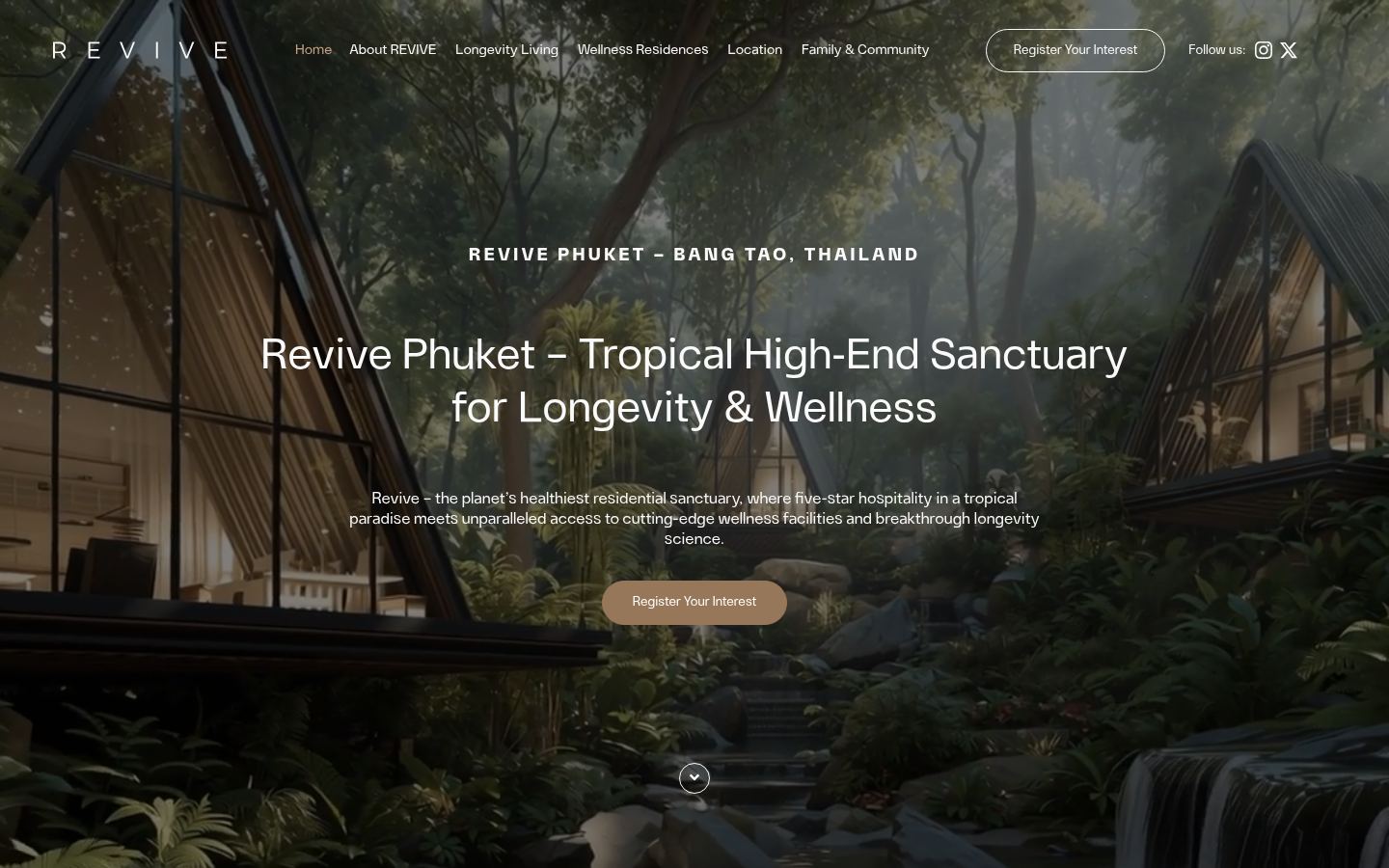 Revive Phuket · HOMEPAGE_SCREENSHOT