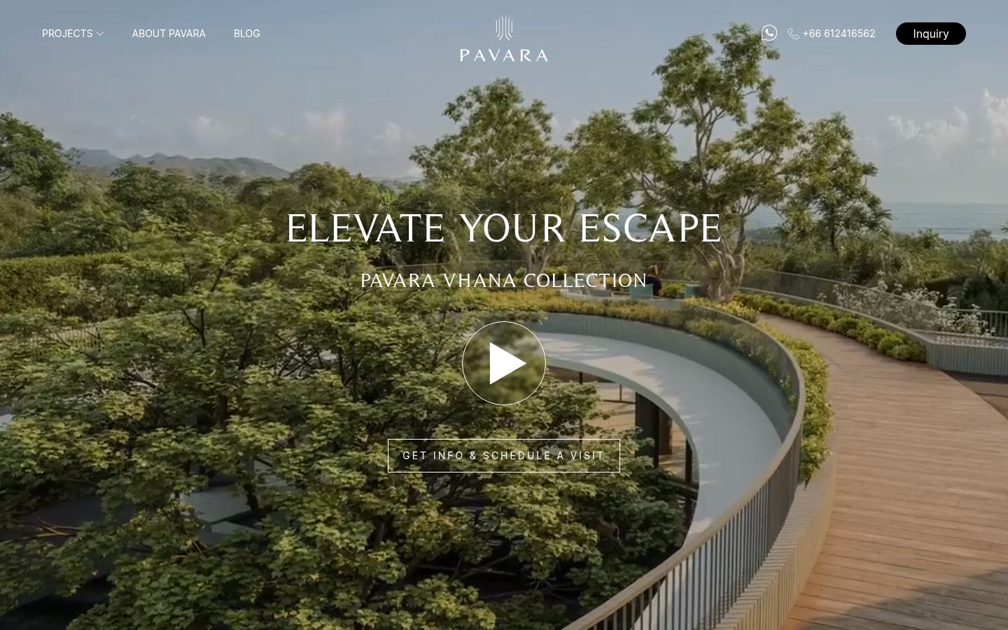 Pavara Development · HOMEPAGE_SCREENSHOT