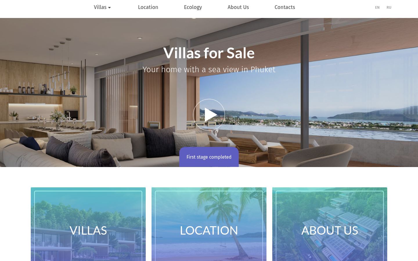 La Vista Villas · HOMEPAGE_SCREENSHOT